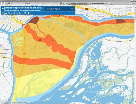 Beleidskaart archeologie Dordrecht